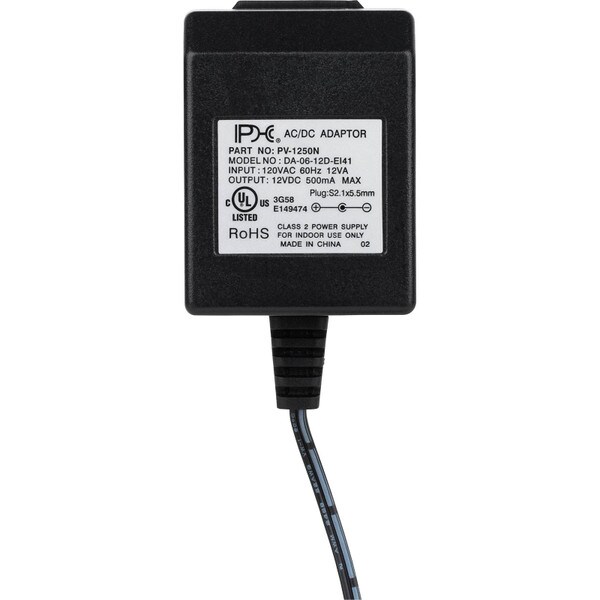 Main product image for 12 VDC 500mA AC Adapter 120-1105